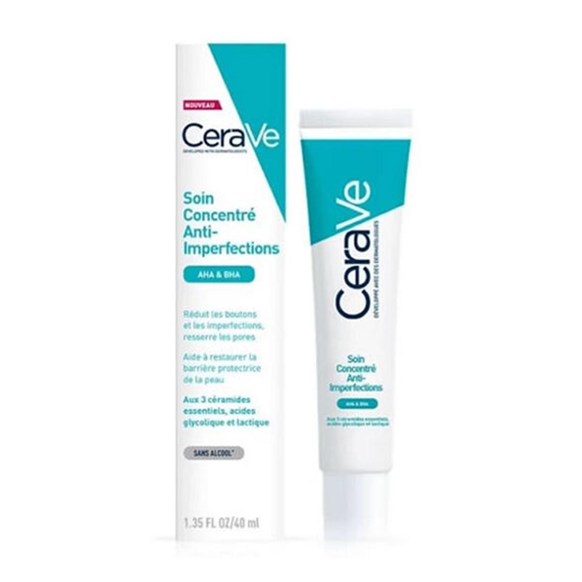 Cerave Aha Gel Concentrado Anti-Imperfecciones Sin Alcohol 40Ml